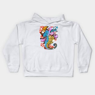 Spunky Seahorse Kids Hoodie